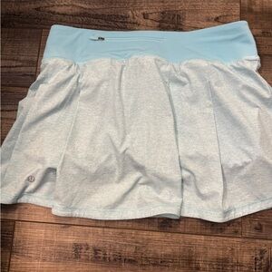 lululemon athletica Pale Blue Athletic Mini Skirt